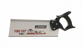 Ножовка по дереву для стусла с обушком 350мм STAYER COBRA