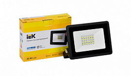 Прожектор светодиодный СДО 06-30 черный с IP65 6500K IEK