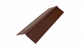 Планка КОНЬКА плоского (8017-шоколад) 0,15*0,15*2м
